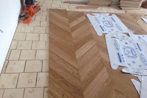 樺木地板, 鑲木板底材, 複合木地板